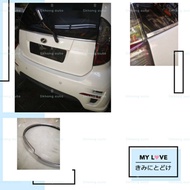 perodua myvi 2006 -2010 rear bonet / rear boot chrome lining caver / myvi old rear window trim chrom