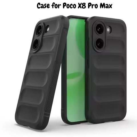 Case For Redmi Poco X8 X7 X6 Pro Max Note 15 Pro Plus 4G 5G Anti-knock Shockproof Silicone Cover For
