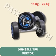 PREMIUM Dumbell TPU Weight Plate Dumbbell Barbell 15 kg - 25 kg