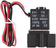 Solenoid Valve, 2P025-06 DC12V 1/8" NPT 2 Way Electric Solenoid Valve Plastic NC Normally Closed Ele