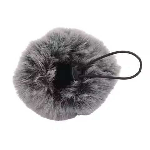 A01K-Mic Foam Cover For Blue Yeti Microphone,Mic Foam Cover With Furry Windscreen Muff Windshield Fo