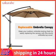 Sakurabc Outdoor Patio Umbrella Replacement Canopy Cover Sun Shade Top for 8 Ribs Frame 10FT Diamete