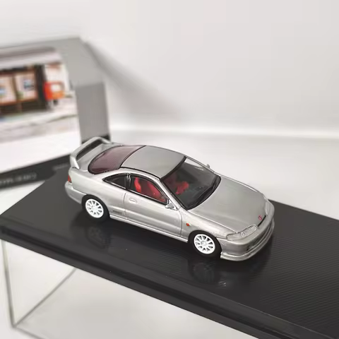 Diecast 1:64 Scale DC2 Integra Type-R Simulation Alloy Model Vehicle Gifts Decoration Collection Toy