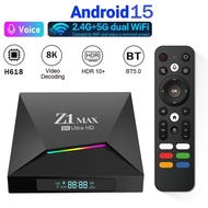 Z1 Max Android 15 Smart Tv Box Allwinner H618 Quad Core 4g 5g Dual Wifi Bt5.0 Media Player Digital V