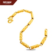 Top Cash Jewellery 916 Gold Line Bar Bracelet