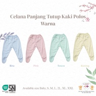 Libby Long Pants with Leg Covers ColoredPOLOSs - ASOKA Children's Long Pants