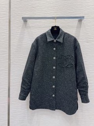 chanel  2025FW新款粗呢紡羊毛外套   SML【S肩寬50 胸圍112 衣長75】