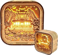 Generic GXUANAN 3D Wooden Puzzles for Adults and Kids, LED 3 Lighting Modes, DIY Kid's Game, Meaning