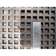 8x8 mm Square Pattern Grill Ram, 1 mm thick, size 120x60 cm and UK.100x60 cm