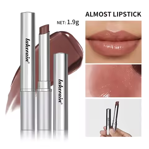 Lakerain Black Honey Lip Balm, Moisturizing Black Honey Lipstick, Pink Glossy Lip Care Tinted Lip Ba