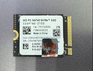 Wd SN740 SSD 2TB for steamdeck rog ally legion go