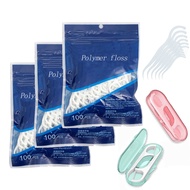 320pcs Dental Floss Picks Superfine Floss Stick No Break & No Shred Floss Oral Care Flat Wire Long L