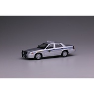 596 1: 64 Victoria Crown CV NYPD Chicago Police Car Alloy Car Model Ornaments