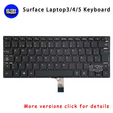 For Microsoft Surface Laptop3 1867 1868 1873 Laptop4 1951 1958 Laptop5 Keyboard 13.5'' 15'' Original