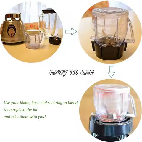 A23F-For Oster Blender Replacement Parts, 4937 Mini Osterizer Blender Jar Accessory, Cup Mini Plasti