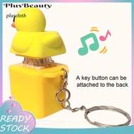 <Pluscloth> Squeaky Duck Fidget Toy Quacking Duck Keyboard Fidget Keychain 1/2/3 Pcs Quacking Duck K