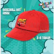 Kids Baseball CapLightning McQueen Cars /Kids Cars McQueen Hat Free Name