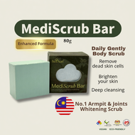 [Offcial] 升级版⬆️ huthan®️ MediScrub Bar|Daily Gently Body Scrub Remove dead cells Brighten skin white