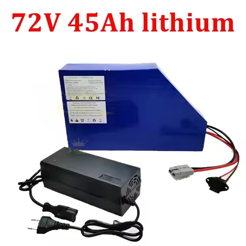 FS 72v 45Ah lithium ion triangle battery BMS li ion 20S for 5000w 6000w Mountain Bike scooter Motorc