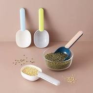 Multifunctional Pet Feeding Scoop with Sealing Clip Food Grade Plastic Dog Cat Food Spoon for Kibble