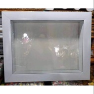 30x25cm Jam dinding lampu tumblr Tumbler LED scrap box bingkai frame foto polaroid popup 3D hadiah k