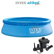 Intex ส่งฟรี สระน้ำ อีซี่เซ็ต 10 ฟุต (3.05x0.76 ม.) รุ่น 28120 + ที่สูบลมไฟฟ้า (สูบลมเข้า/ดูดลมออก)