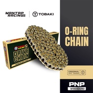 TOBAKI ​​​​​​​Racing HEAVY DUTY Rantai O RING GOLD Chain Motor 415 420 428 140 132 124 122 114 108