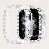 Suitable for Apple Watch Case Heart Diamond Apple Watch Protective Case PC Apple Watch Case Hollow i
