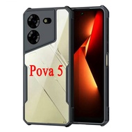 Tecno Pova 5 Điện thoại chống sốc Trường Hợp Đối Với Tecno Pova5 Pova 5 Ốp trong suốt Acrylic TPU Mề