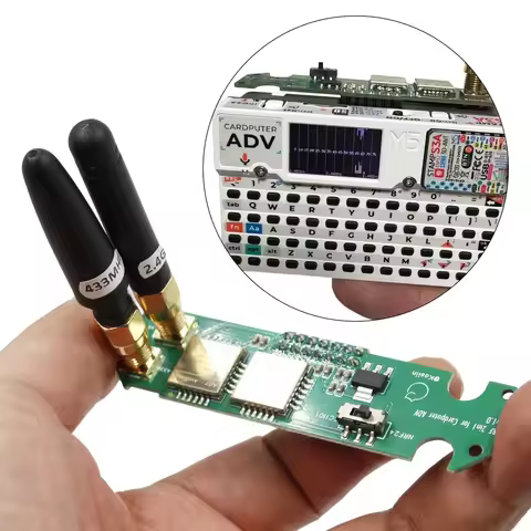 The M5Stack Cardputer ADV cc1101 nrf24 RF 2-in-1 module is compatible with Bruce firmware