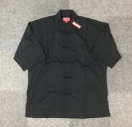 SUPREME KUNG FU S/S SHIRT JACKET CLASSIC CHINESE TRADITIONAL KUNG-FU S/S SHIRTS COAT OUTERWEAR BLACK