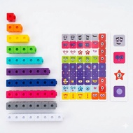 Kit100 Pcs Numberblocks Educational Toy, 1 sticker and 4 minifigures Toys for Kids