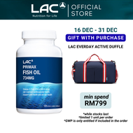 [Expiry May 2027] LAC Primax Fish Oil 734 mg (120 Softgels) for Blood Pressure Cholesterol Vision Me