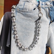 west coast choppers pants chain White And Black Dice Pattern 1-1/bag