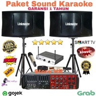 paket sound system karaoke original 10 inch mic ashley ampli equalizer