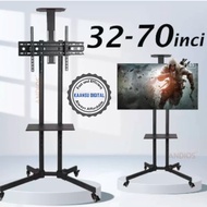 TV Cart Mobile Stand Trolley 32-65 inch Screen LED LCD monitor Mount ads