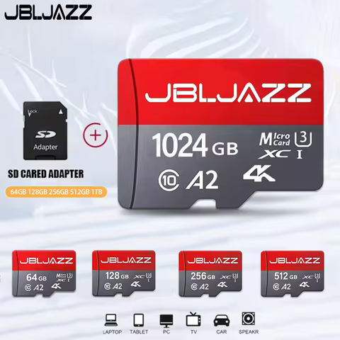 Mini Memory 1TB Class 10 Micro SD Card 4K Ultra-HD High Speed Video A2 TF Flash Card MicroSD for Xia
