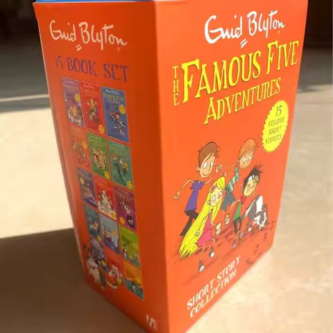 16 Books Enid Blyton The Famous Five Adventures Collection Children English Picture Storybook Detect