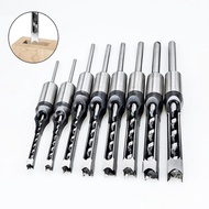 Woodworking Square Hole Drill Square Tenon Drill Bit Tenon Chisel Woodworking Square Deep Hole Drill