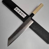 🇯🇵❤️現貨【恆久 手作り】銀三鋼 切付牛刀 梨地仕上 劍形牛刀 240mm 🔥 日本高級廚刀