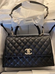 Coco handle medium Chanel caviar black手提包 中號