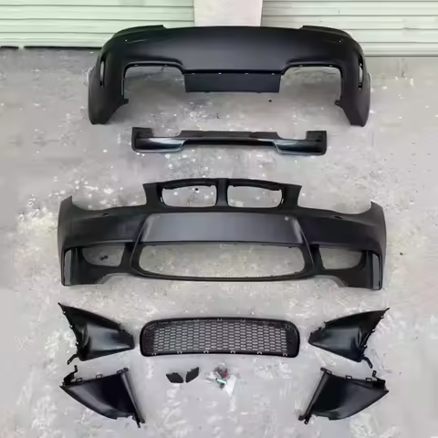 Front Rear Bumper Assembly Fog Lamp for BMW 1 Series E82 E87 E88 Convert MT 1M Style Kit Auto Access