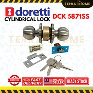 [READY STOCK] DORETTI CYLINDRICAL LOCK TOMBOL PINTU BILIK / TOMBOL PINTU TANDAS