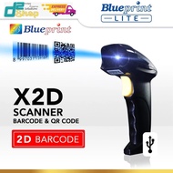 Barcode Scanner CCD 2D BLUEPRINT X2D USB Auto Scan Barcode & QR code