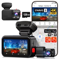REDTIGER VC70 4K+2.5K Dash Cam Front and Rear 8MP STARVIS 2 IMX678 Sensor Dual HDR Hyper Night Clari