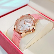 ของแท้ Carolae Automatic Mechanical Ceramic Ladies Watch หรูหรากันน้ํา ทันสมัย นาฬิกาตัวเรือนเหล็กแล
