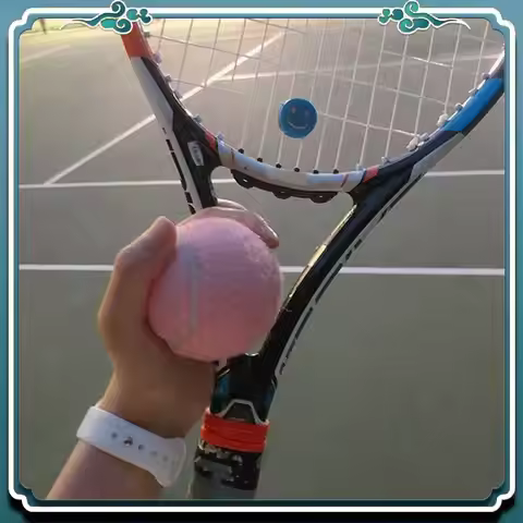 Reliable 18Pcs Pack Pink Tennis Balls Wear-Resistant Elastic Training Balls 66Mm Ladies Beginners Pr