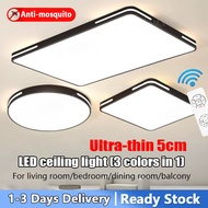 Ceiling Led Light With Remote Control Tricolor Ceiling Lamp 23/30/60cm Led Light For Bedroom Kitchen