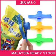 Arigatou Reusable Food Sealing Clip Kitchen Sealer Clip Food Sealer Clip with Nozzle Snack Food Stor