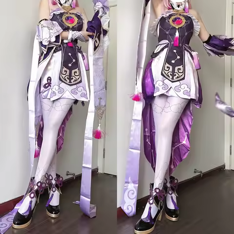 Honkai: Star Rail Fu Xuan Cosplay White stockings Pantyhose Anime Peripheral Costumes Matching Stock